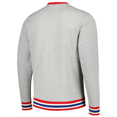 Philadelphia 76ers Unisex Vintage Throwback Crew Sweatshirt - Heather Gray | New Era shop