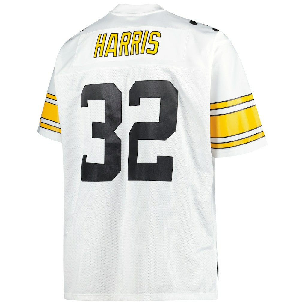 Franco Harris Pittsburgh Steelers Big & Tall 1976 Retired Player Replica Jersey - White cheap