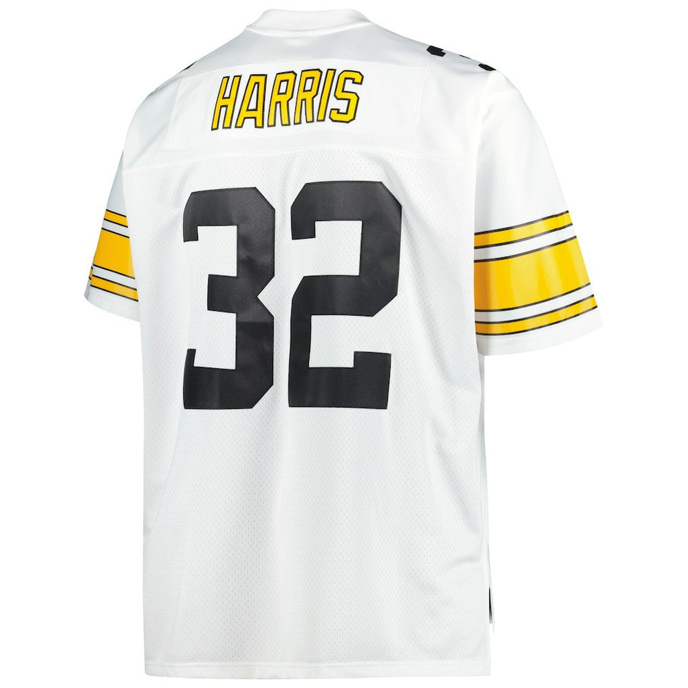 Franco Harris Pittsburgh Steelers Big & Tall 1976 Retired Player Replica Jersey - White cheap