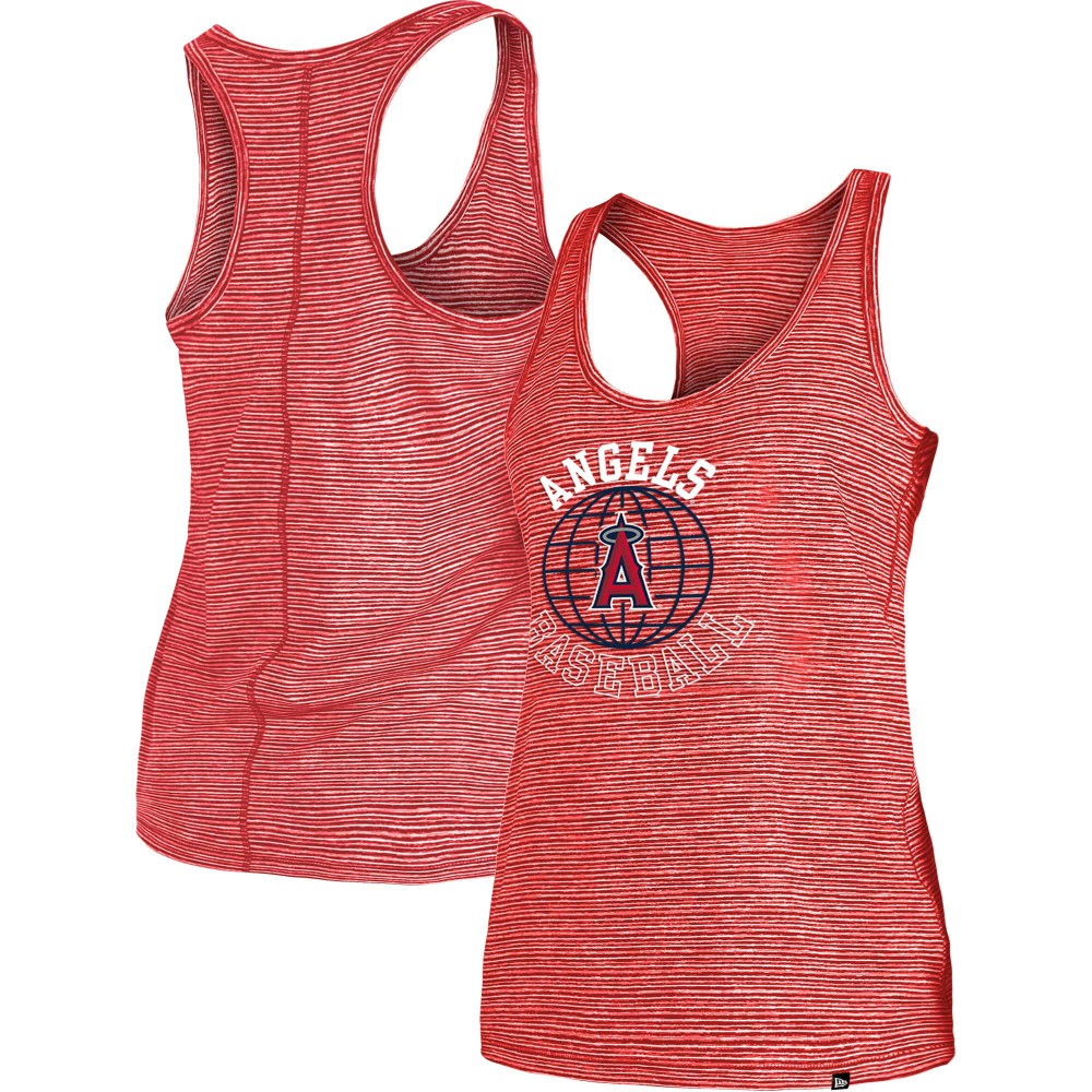 Los Angeles Angels Women's Active Racerback Tank Top - Red | New Era