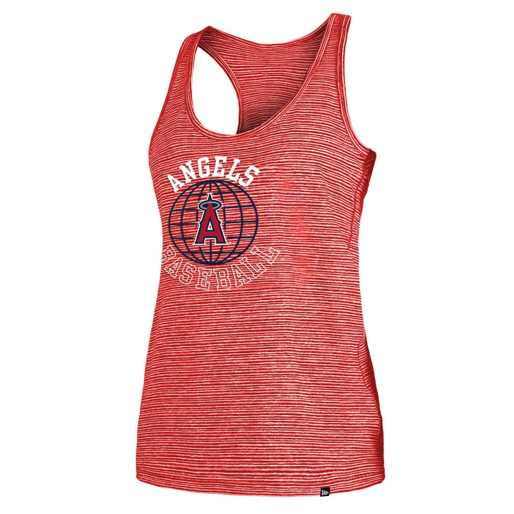 Los Angeles Angels Women's Active Racerback Tank Top - Red | New Era