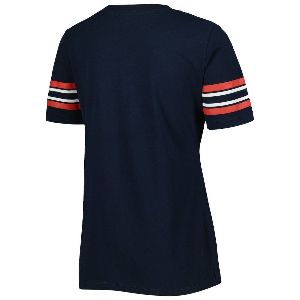 Boston Red Sox Women's Team Stripe T-Shirt - Navy | New Era
