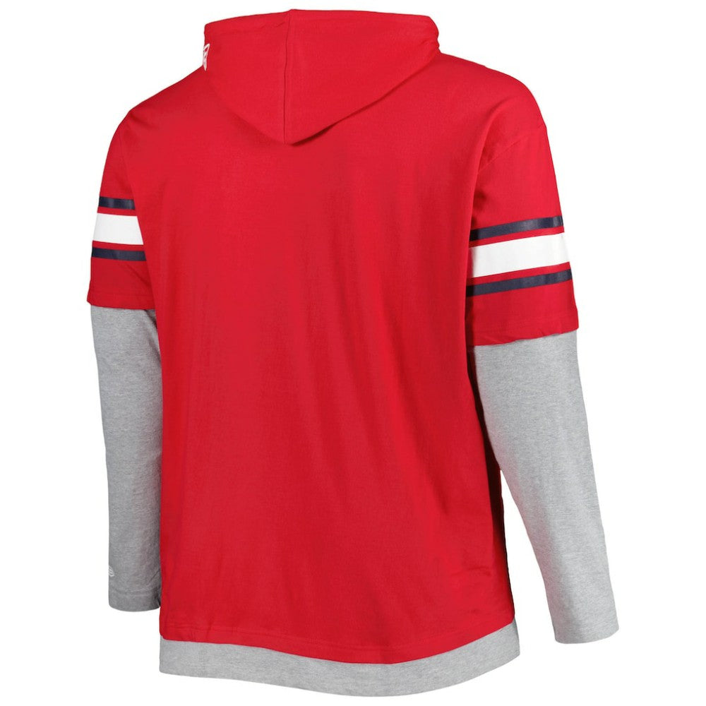 St. Louis Cardinals Big & Tall Twofer Pullover Hoodie - Red | New Era