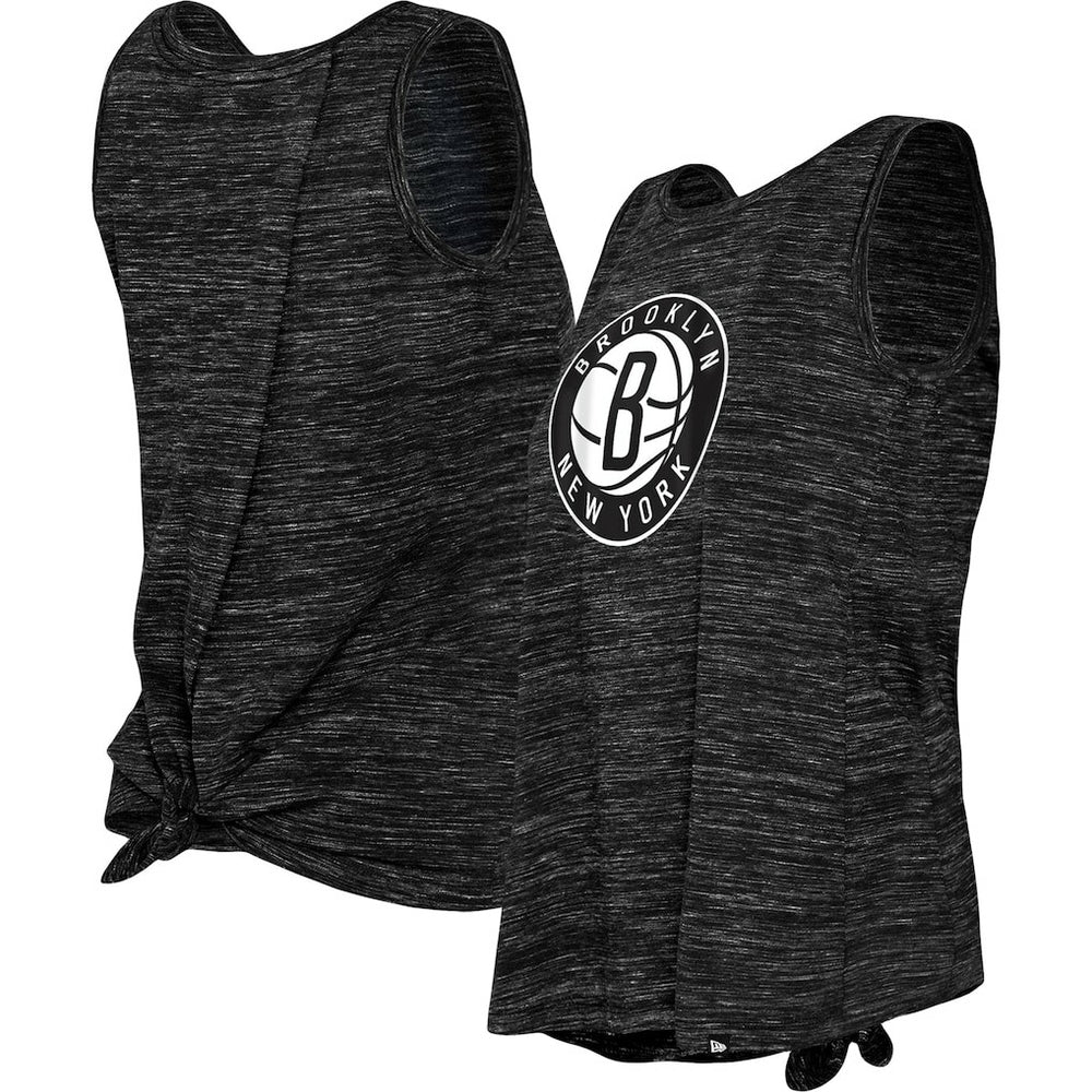 Brooklyn Nets Women's Space Dye Active Tank Top - Black | New Era discount