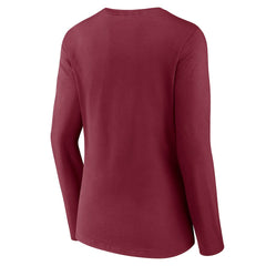 Washington Commanders Women's Hometown Sweep Long Sleeve V-Neck T-Shirt - Burgundy cheap