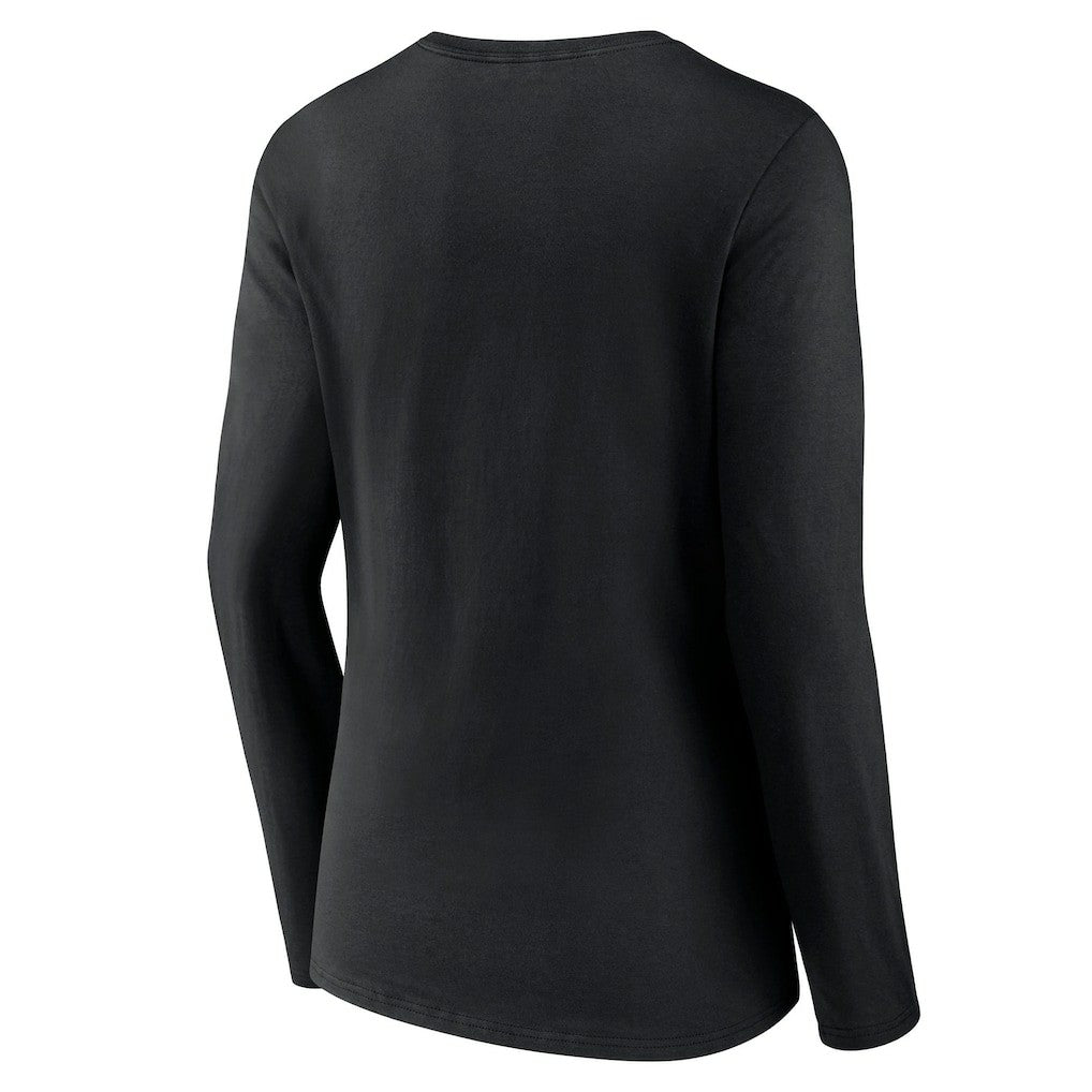 Cincinnati Bengals Women's Hometown Sweep Long Sleeve V-Neck T-Shirt - Black for sale
