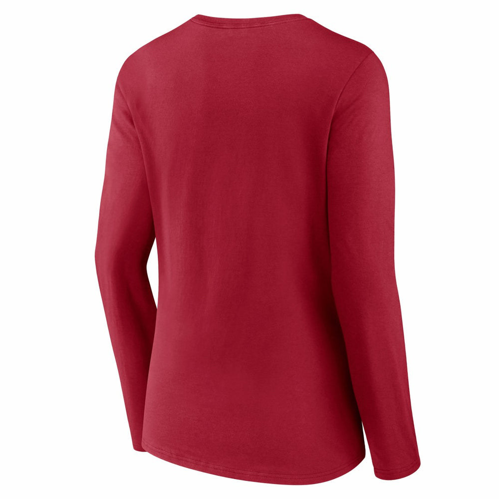 Tampa Bay Buccaneers Women's Hometown Sweep Long Sleeve V-Neck T-Shirt - Red sale