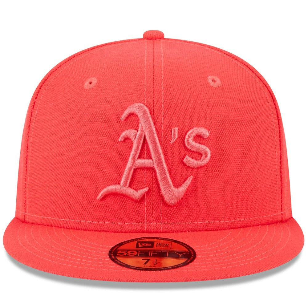 Athletics 2023 Spring Color Basic 59FIFTY Fitted Hat - Red | New Era