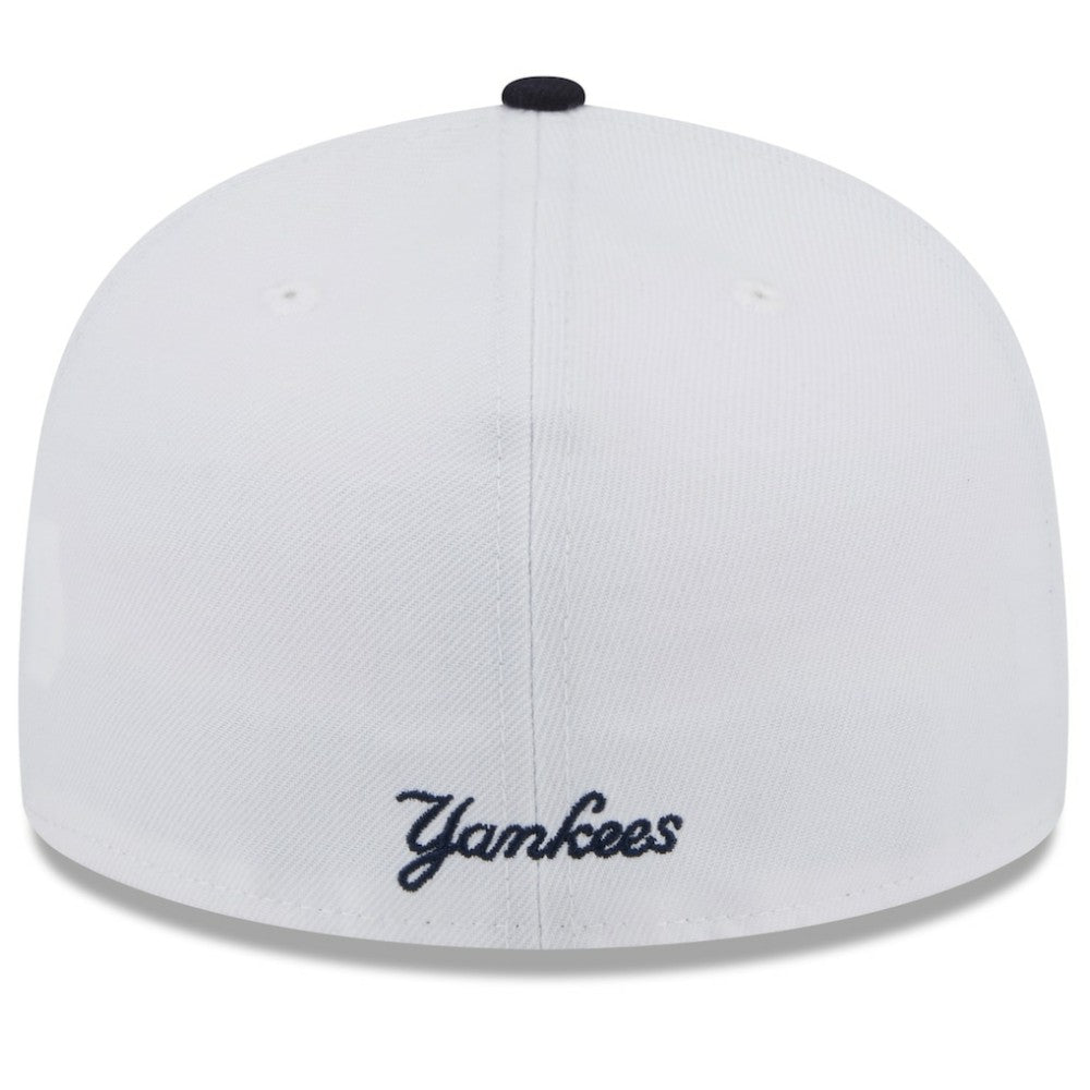 New York Yankees State 59FIFTY Fitted Hat - White/Navy | New Era