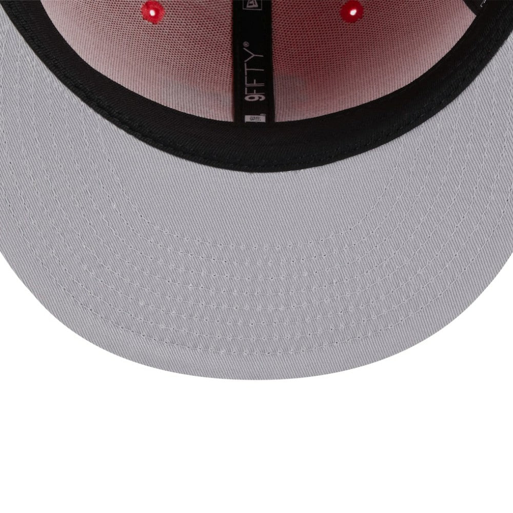 Athletics Spring Basic Two-Tone 9FIFTY Snapback Hat - Red/Purple | New Era