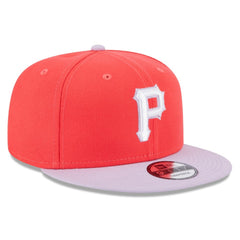 Pittsburgh Pirates Spring Basic Two-Tone 9FIFTY Snapback Hat - Red/Purple | New Era