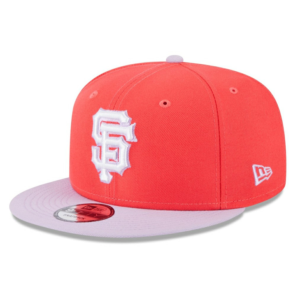 San Francisco Giants Spring Basic Two-Tone 9FIFTY Snapback Hat - Red/Purple | New Era