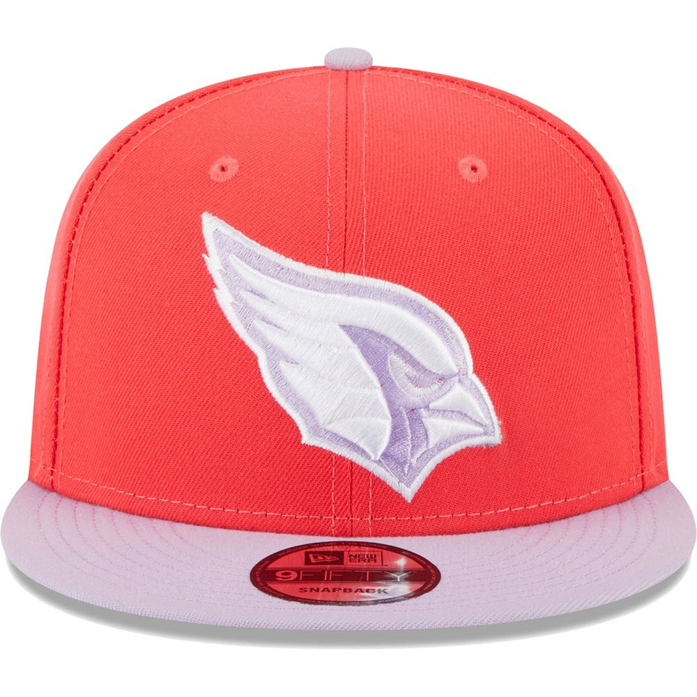 Arizona Cardinals New Era Two-Tone Color Pack 9FIFTY Snapback Hat - Red/Lavender outlet