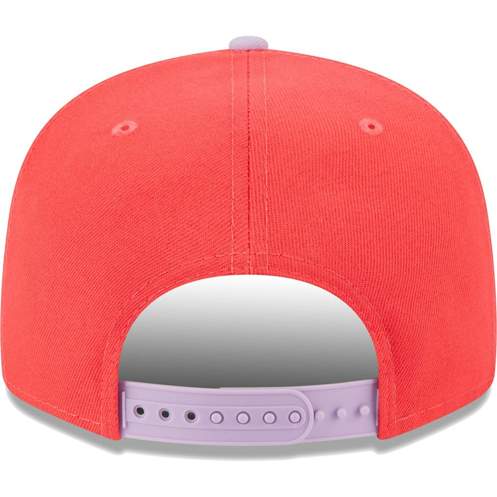 San Francisco 49ers New Era Two-Tone Color Pack 9FIFTY Snapback Hat - Red/Lavender for sale