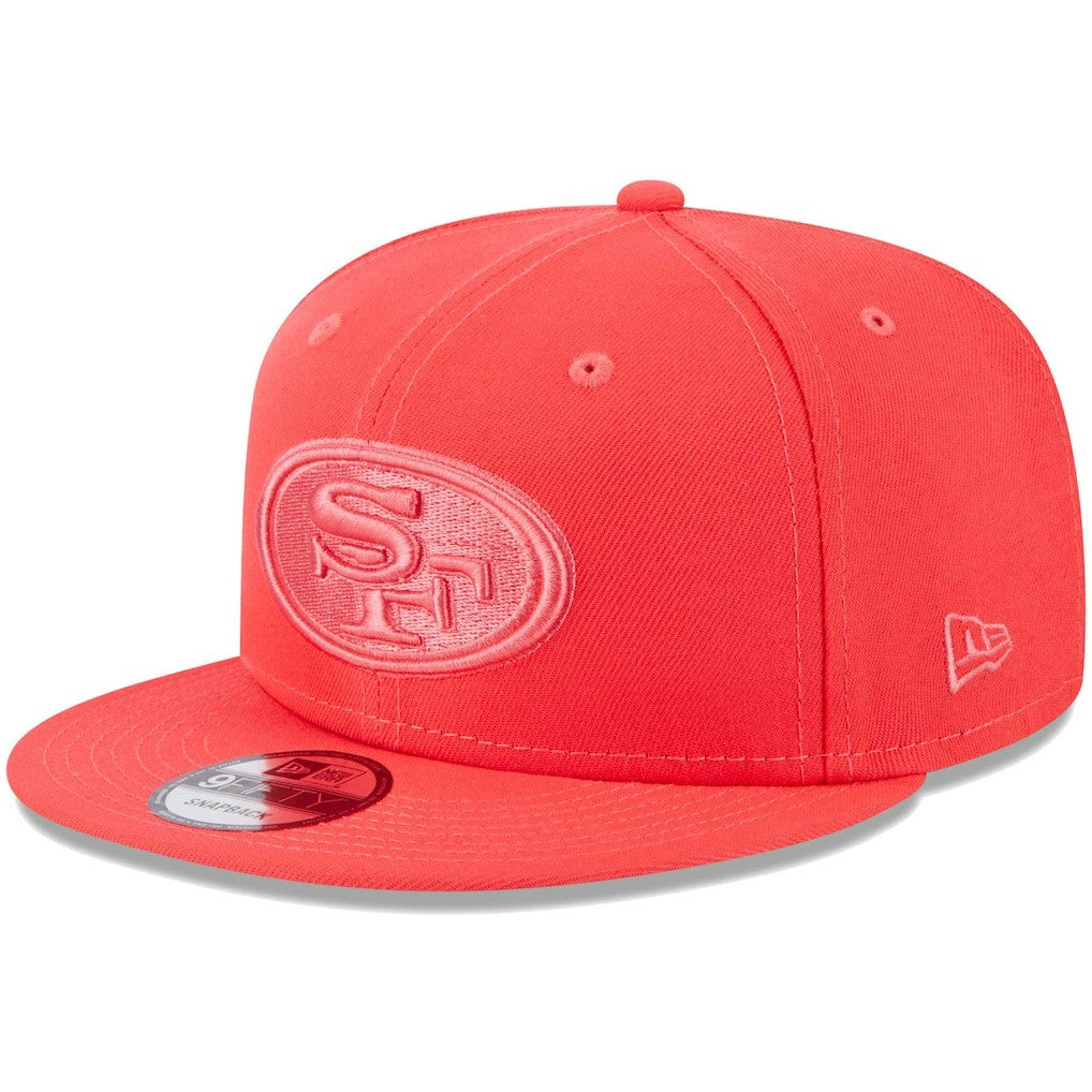San Francisco 49ers New Era Color Pack Brights 9FIFTY Snapback Hat - Scarlet discount