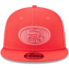 San Francisco 49ers New Era Color Pack Brights 9FIFTY Snapback Hat - Scarlet discount