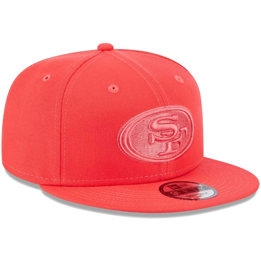 San Francisco 49ers New Era Color Pack Brights 9FIFTY Snapback Hat - Scarlet discount