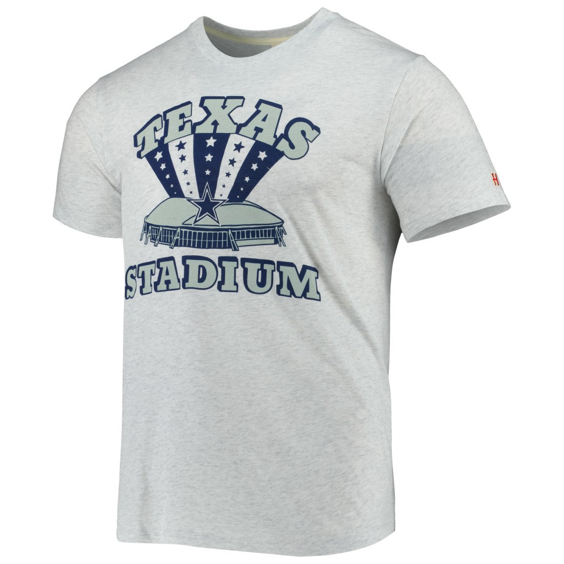 Dallas Cowboys Homage Texas Stadium Tri-Blend T-Shirt - Ash cheap