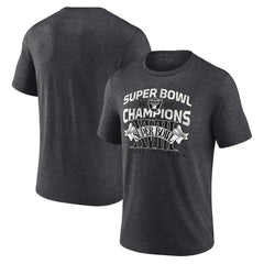 Las Vegas Raiders Hometown Old-Fashioned Super Bowl XVIII Champions Tri-Blend T-Shirt - Charcoal discount