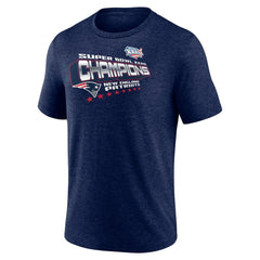 New England Patriots Hometown Old-Fashioned Super Bowl XXXVI Champions Tri-Blend T-Shirt - Navy outlet