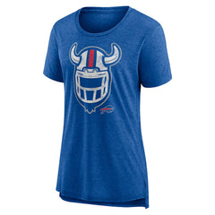 Buffalo Bills Women's Hometown First Down Tri-Blend T-Shirt - Heather Royal sale
