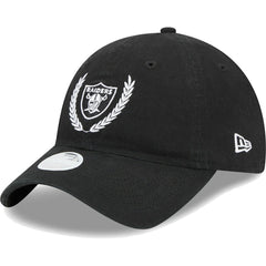 Las Vegas Raiders New Era Women's Leaves 9TWENTY Adjustable Hat - Black sale