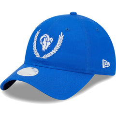 Los Angeles Rams New Era Women's Leaves 9TWENTY Adjustable Hat - Royal cheap