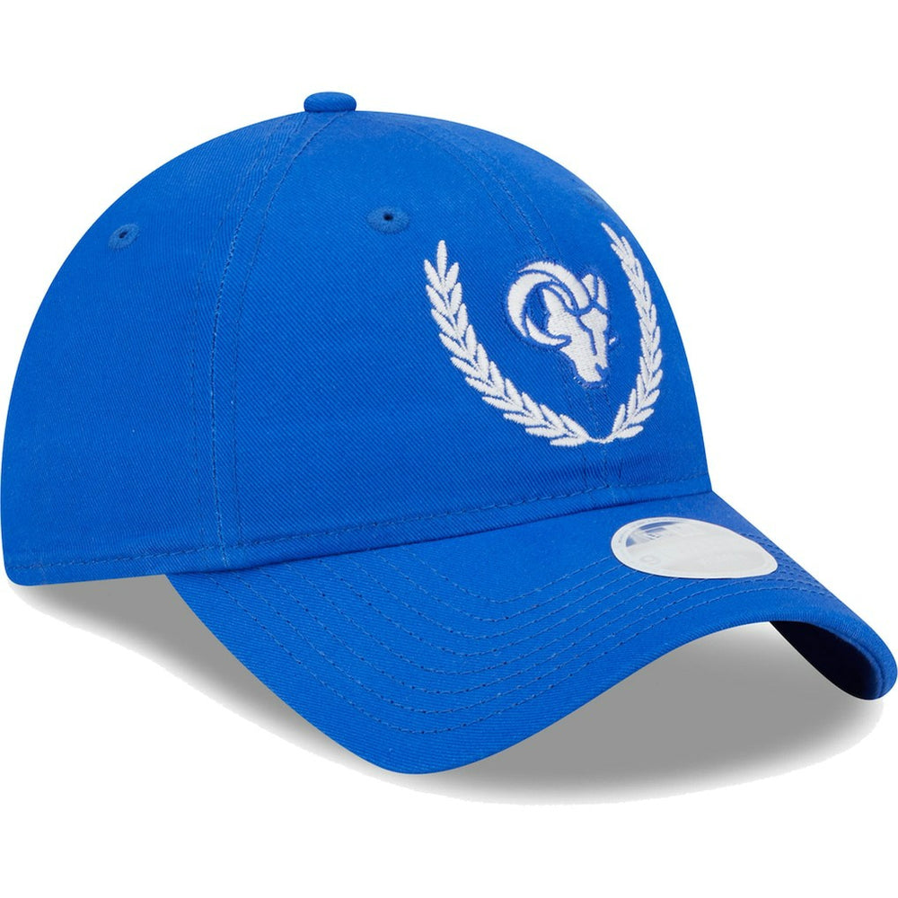Los Angeles Rams New Era Women's Leaves 9TWENTY Adjustable Hat - Royal cheap