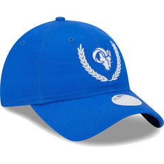 Los Angeles Rams New Era Women's Leaves 9TWENTY Adjustable Hat - Royal cheap