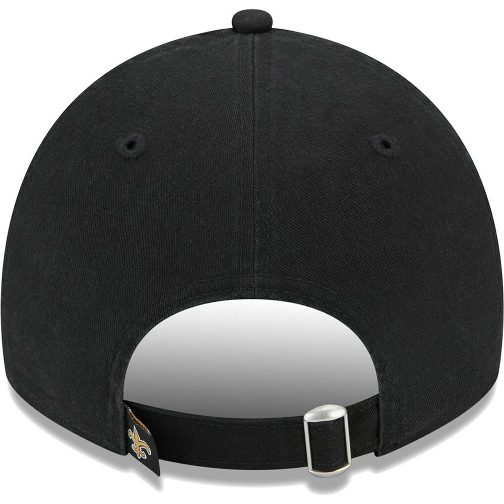 New Orleans Saints New Era Women's Leaves 9TWENTY Adjustable Hat - Black cheap