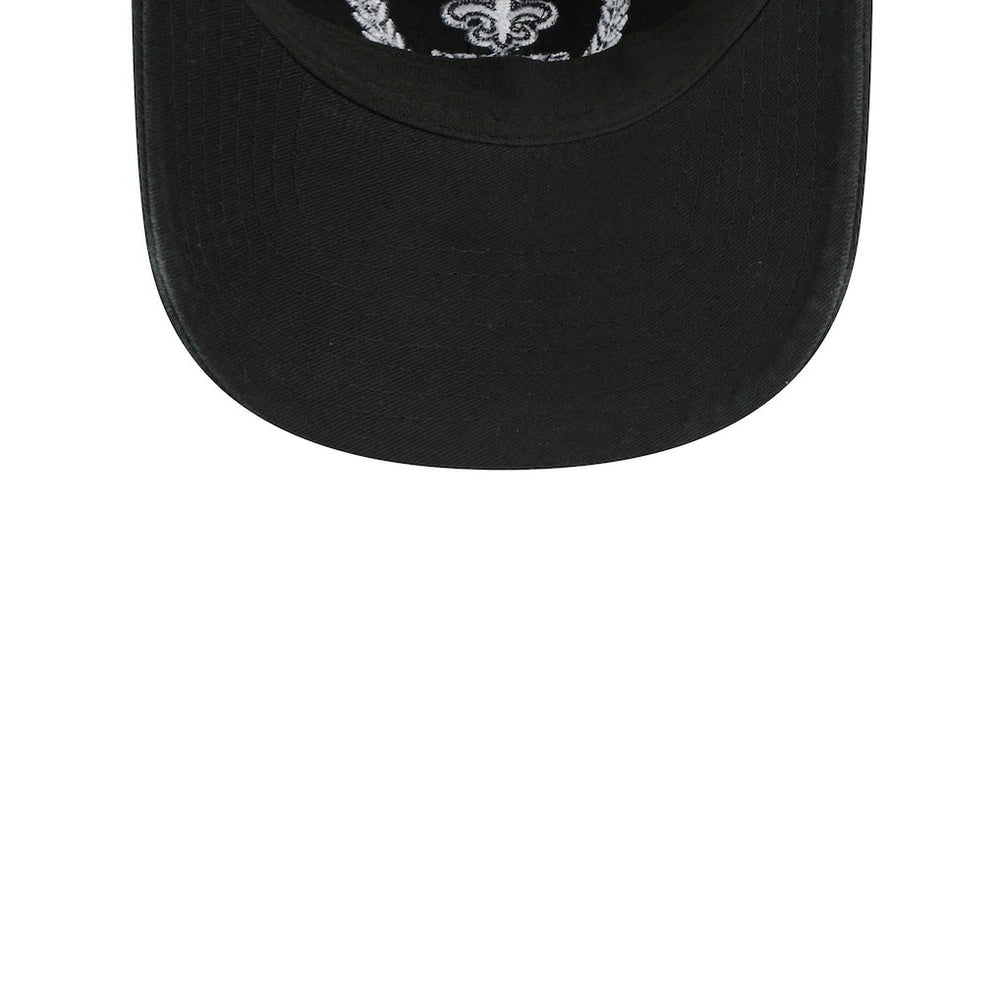 New Orleans Saints New Era Women's Leaves 9TWENTY Adjustable Hat - Black cheap