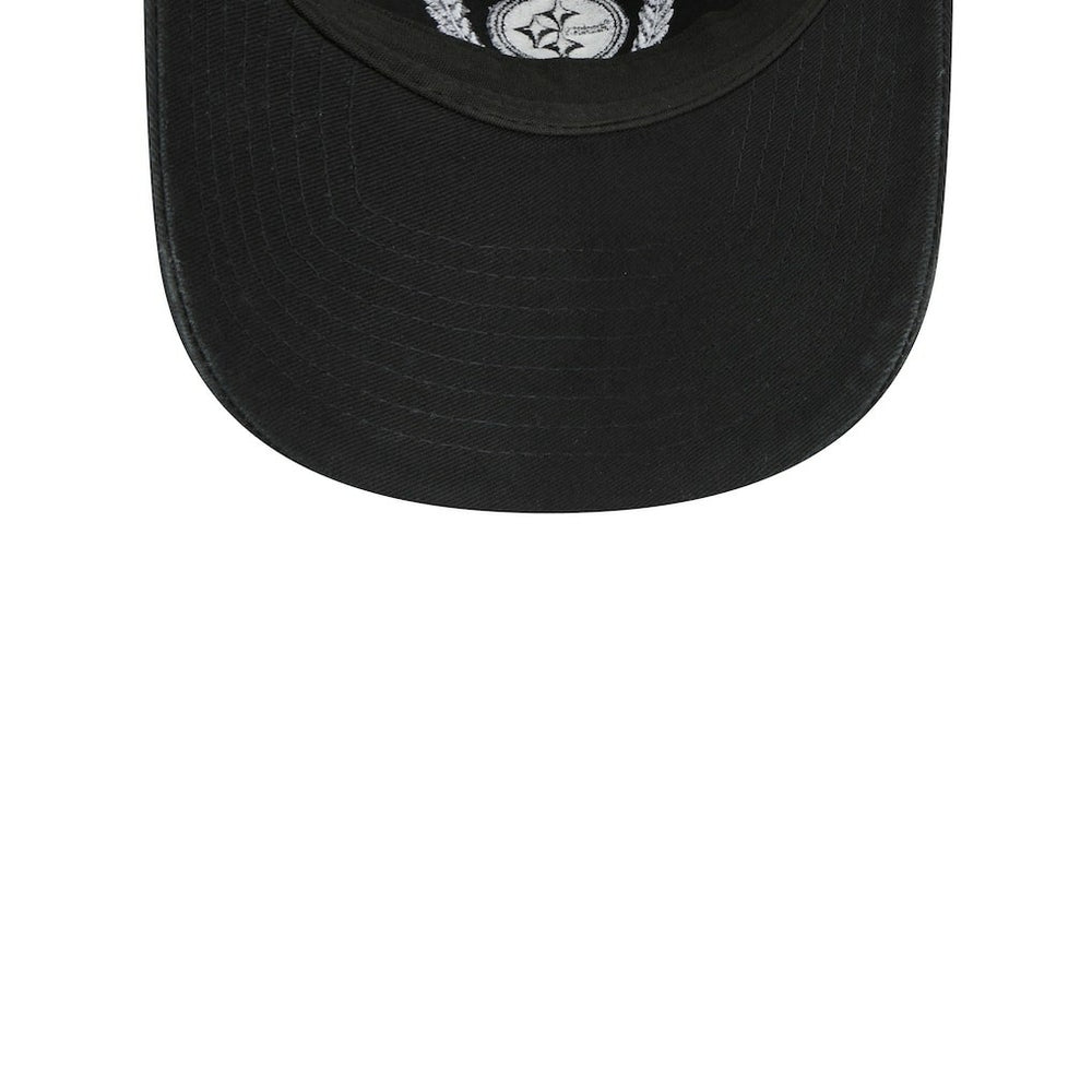 Pittsburgh Steelers New Era Women's Leaves 9TWENTY Adjustable Hat - Black online