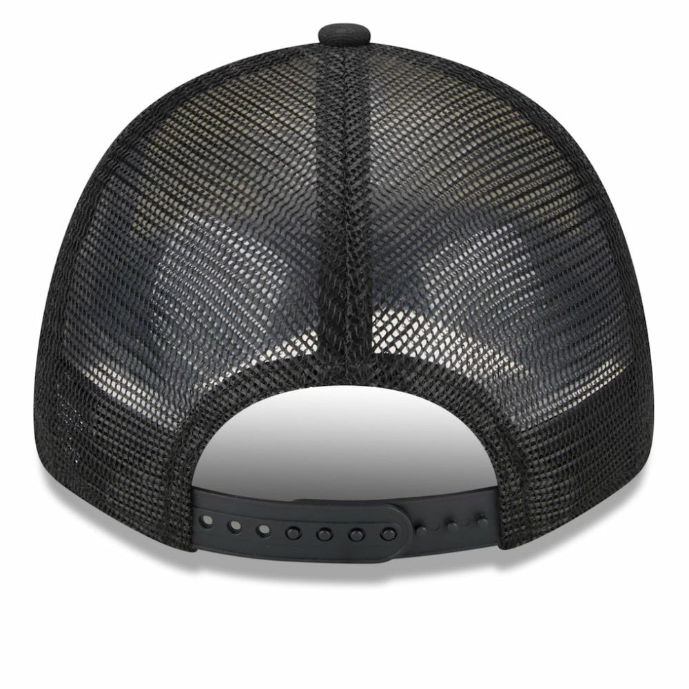 San Francisco Giants Team Stripe Trucker 9FORTY Snapback Hat - White/Black | New Era