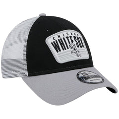 Chicago White Sox Two-Tone Patch 9FORTY Snapback Hat - Black | New Era