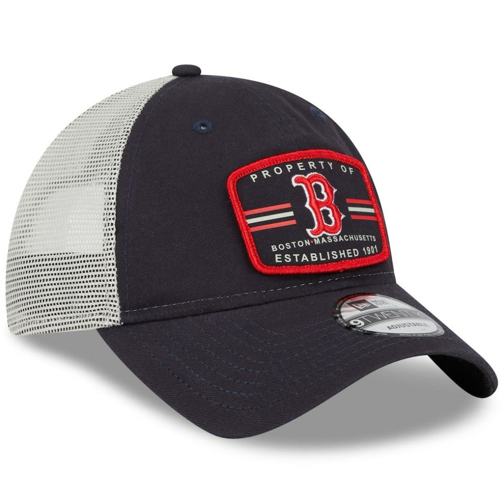 Boston Red Sox Property Trucker 9TWENTY Snapback Hat - Navy | New Era