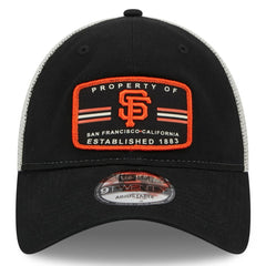 San Francisco Giants Property Trucker 9TWENTY Snapback Hat - Black | New Era