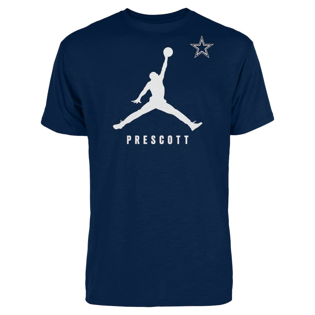 Dak Prescott Dallas Cowboys Jordan Brand Graphic T-Shirt - Navy outlet