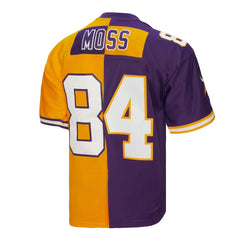 Randy Moss Minnesota Vikings 1998 Split Legacy Replica Jersey - Purple/Gold online