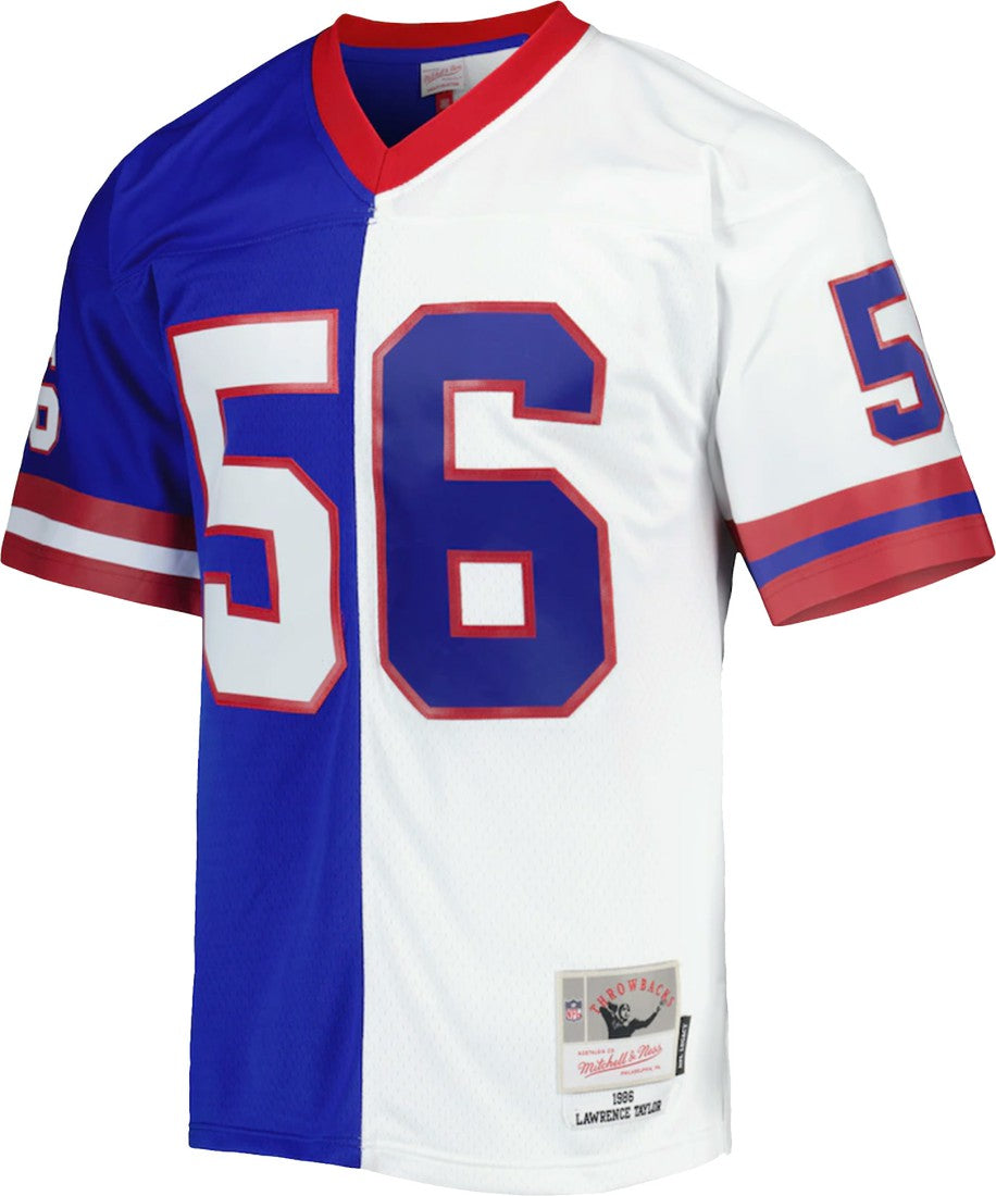 Lawrence Taylor New York Giants 1986 Split Legacy Replica Jersey - Royal/White discount