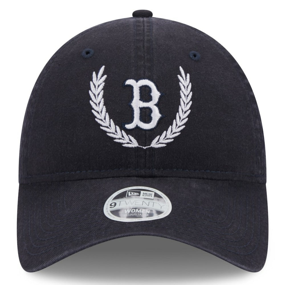 Boston Red Sox Women's Leaves 9TWENTY Adjustable Hat - Navy | New Era
