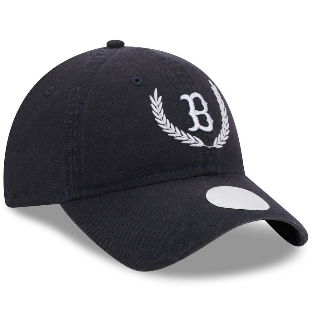 Boston Red Sox Women's Leaves 9TWENTY Adjustable Hat - Navy | New Era