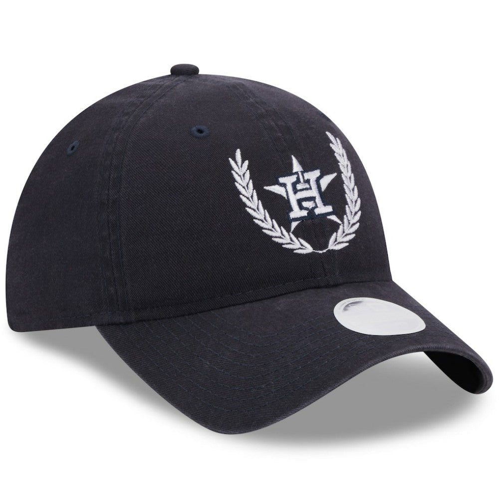 Houston Astros Women's Leaves 9TWENTY Adjustable Hat - Navy | New Era