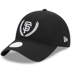 San Francisco Giants Women's Leaves 9TWENTY Adjustable Hat - Black | New Era