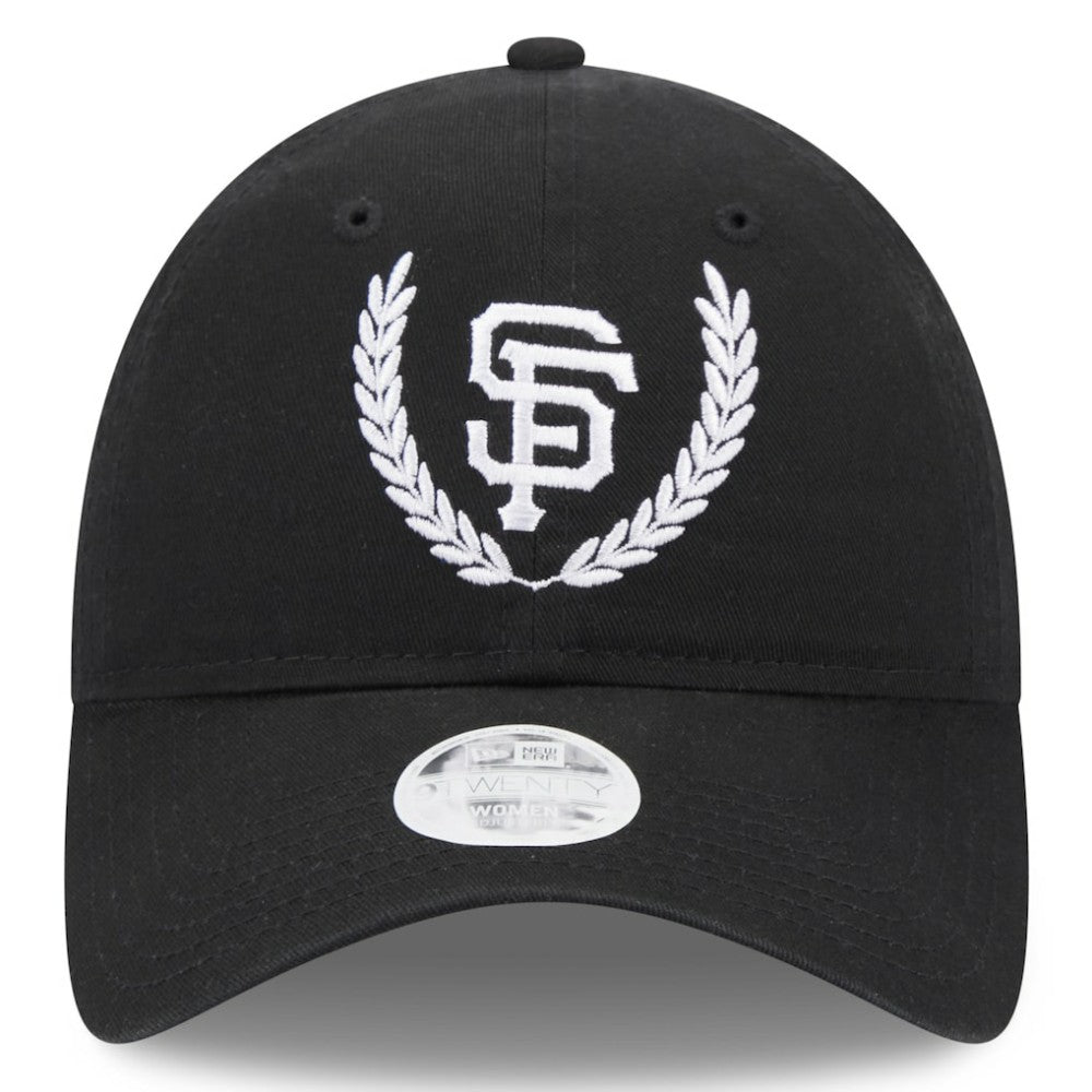 San Francisco Giants Women's Leaves 9TWENTY Adjustable Hat - Black | New Era