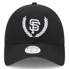 San Francisco Giants Women's Leaves 9TWENTY Adjustable Hat - Black | New Era