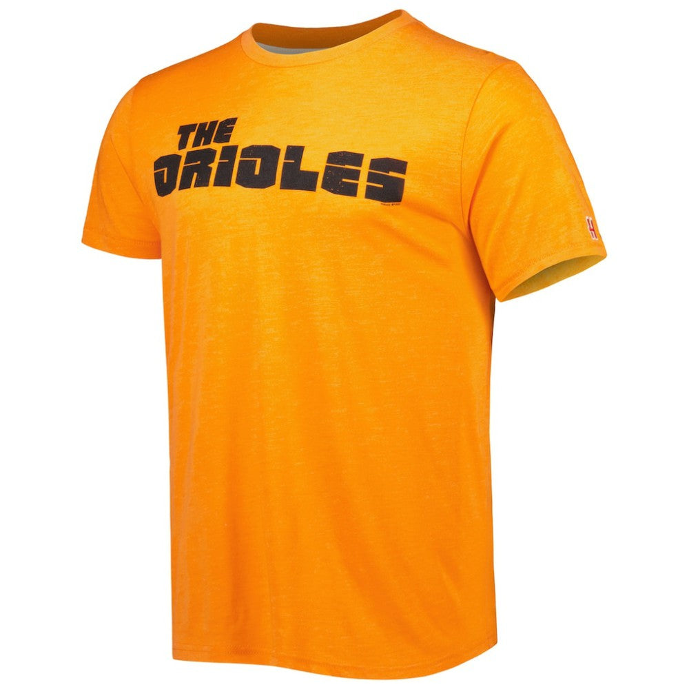 Baltimore Orioles Homage Hyper Local Tri-Blend T-Shirt - Orange