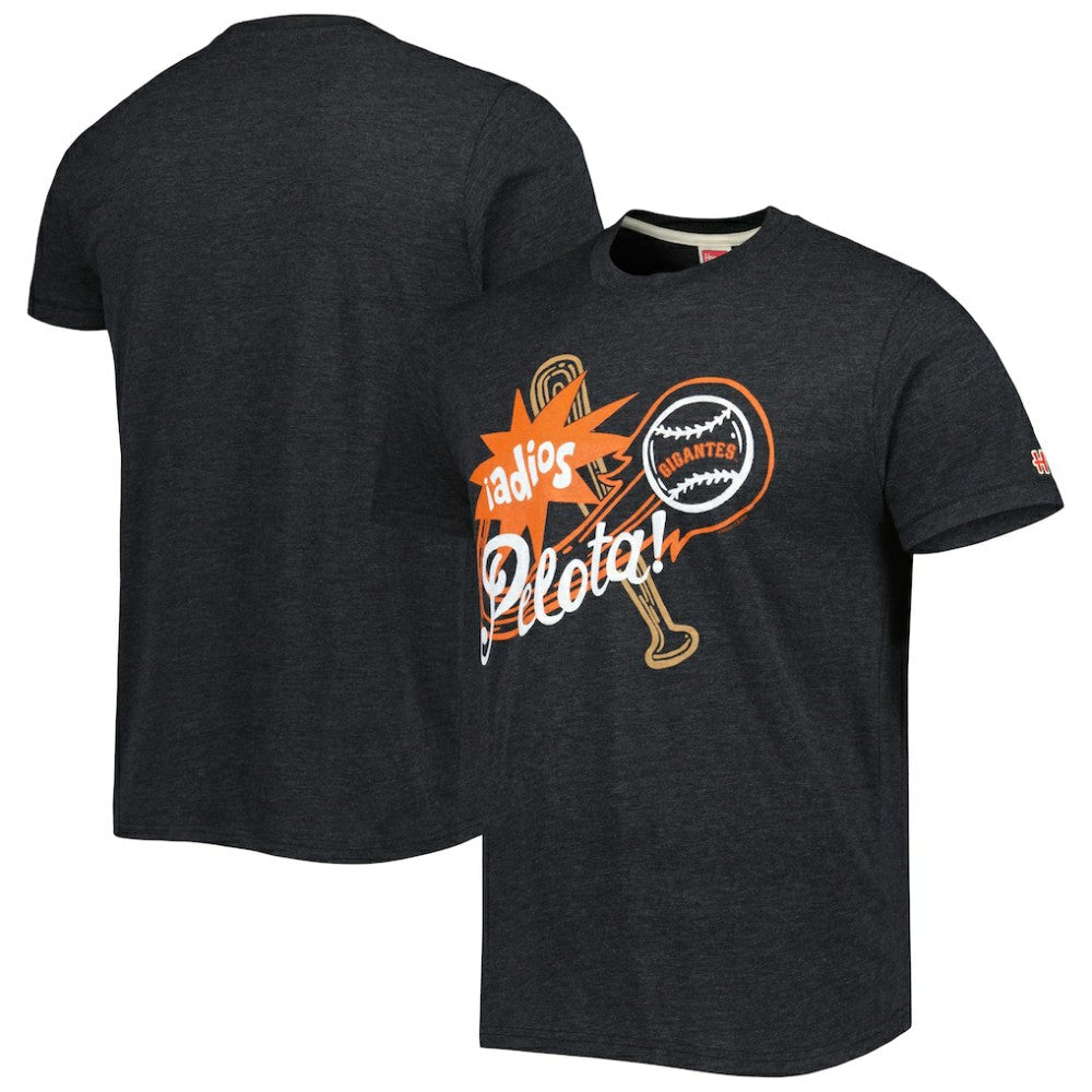 San Francisco Giants Homage Hyper Local Tri-Blend T-Shirt - Charcoal