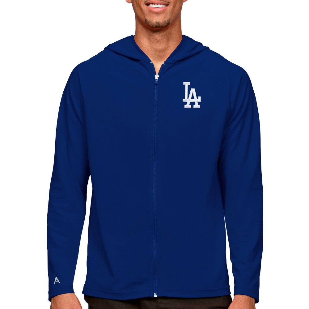 Los Angeles Dodgers Antigua Legacy Full-Zip Hoodie - Royal
