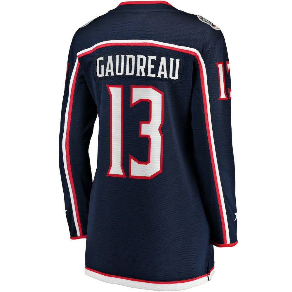 Johnny Gaudreau Columbus Blue Jackets Fanatics Women's Breakaway Player Jersey Navy