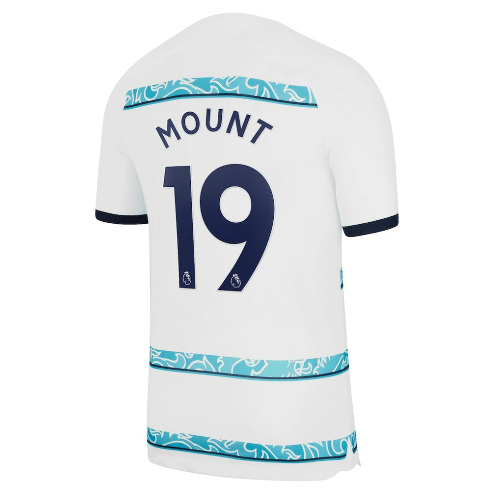 Mason Mount Chelsea 2022/23 Away Breathe Stadium Replica Player Jersey - White | Nike outlet